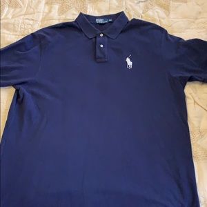 Navy blue Polo brand Polo.